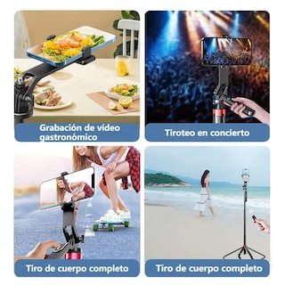Foto 3 | Tripie Para Selfie Stick Portátil Para Telefono Celular Eo Safe Imports Esi-19537 Negro