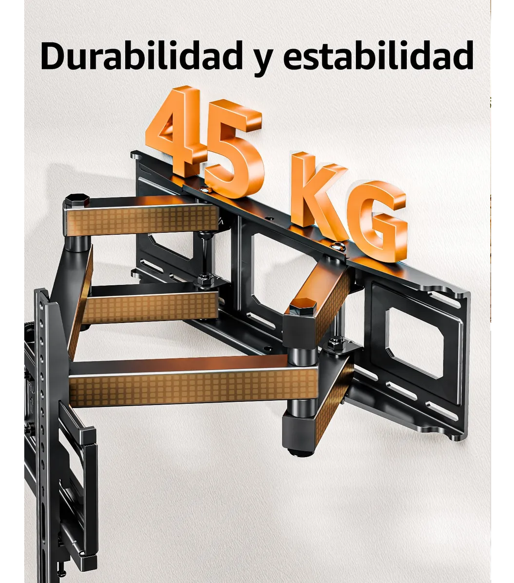 Foto 5 pulgar | Soporte De Pared Para Tv/monitor Elived 26-65 Pulgadas Negro