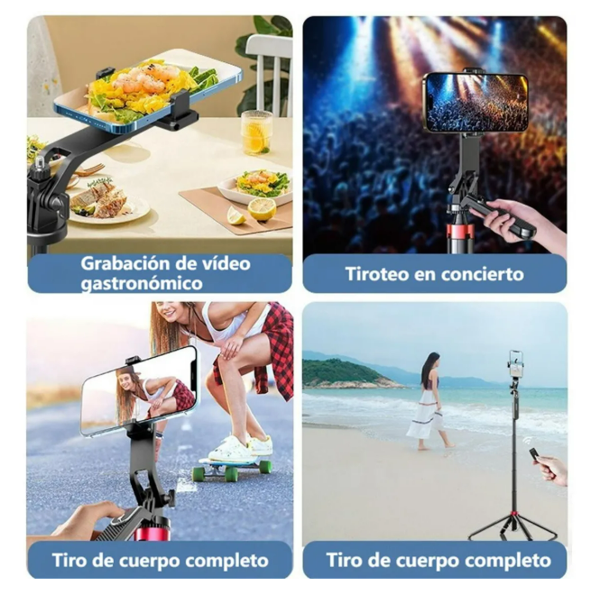 Foto 4 pulgar | Tripie Portátil para Selfie