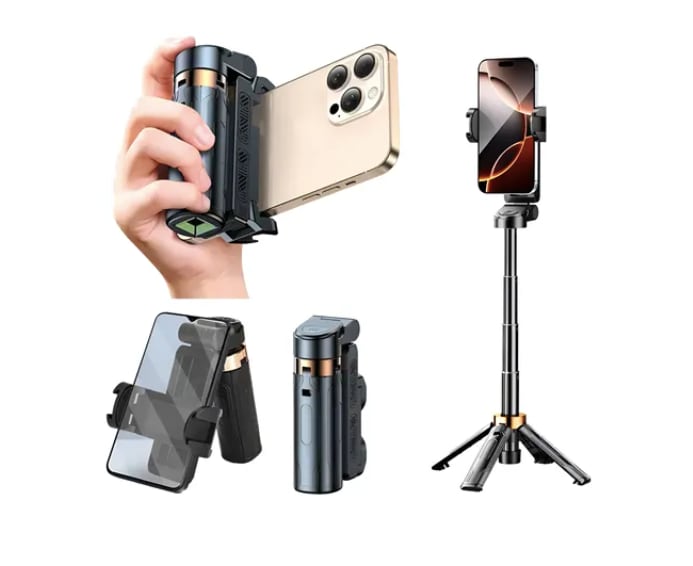 Selfie Stick Xtellar Trípode Bluetooth Control Remoto Monopié Negro $599