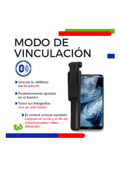 Foto 5 pulgar | Selfie Stick Tripie Xtellar  Bluetooth Con Control Remoto Inalámbrico Slim