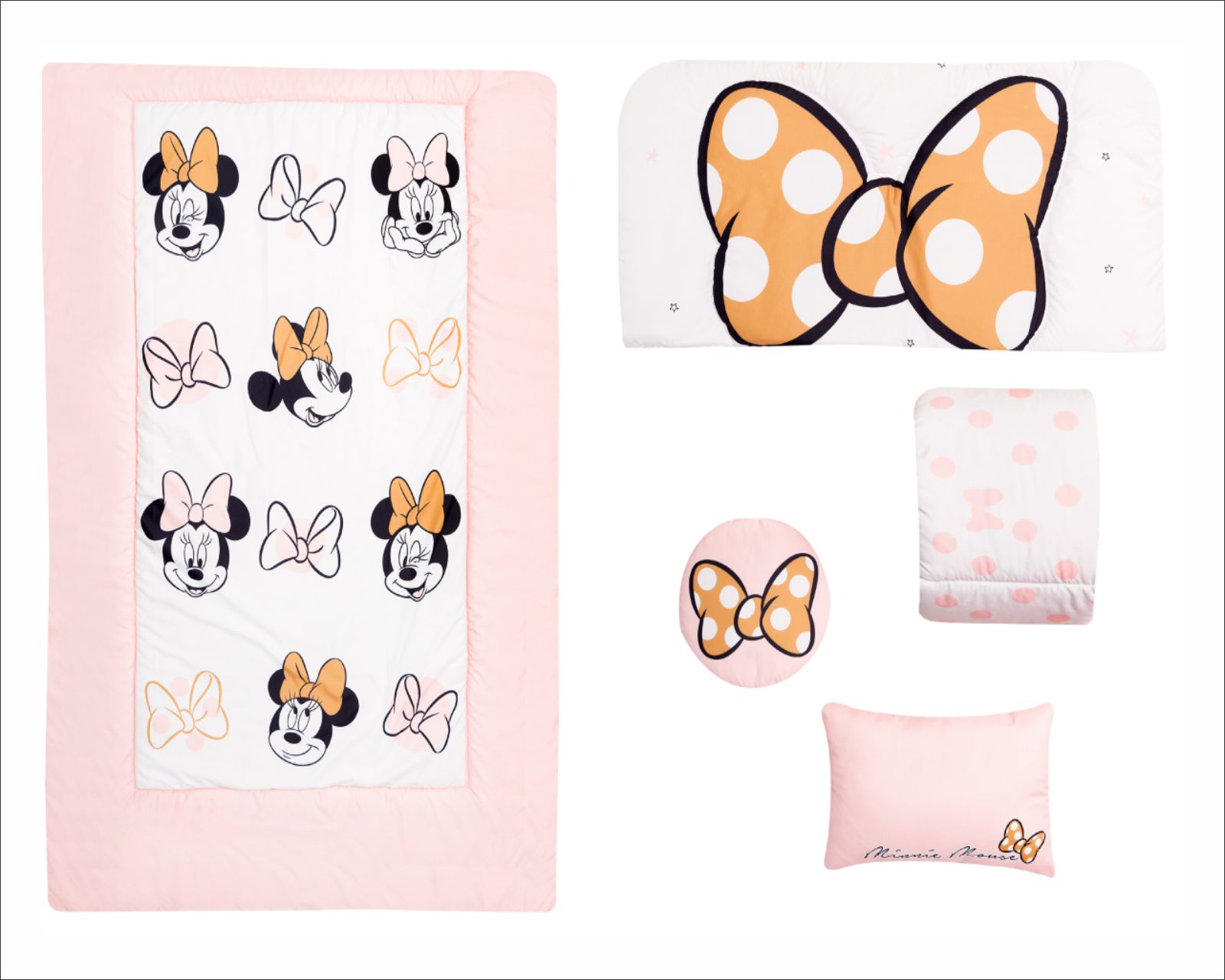 Set de Edredón Chiqui Mundo Adorable Minnie color Blanco