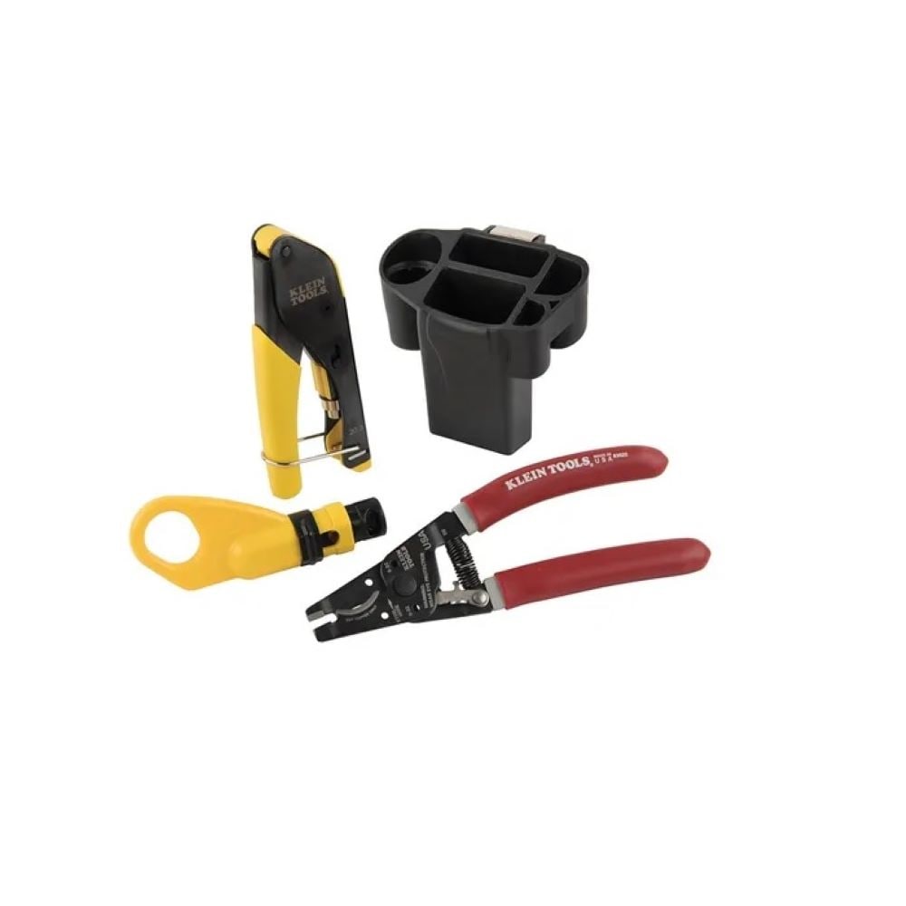 Kit de Instalación para Cable Coaxial Klein Tools con Portaherramientas $4,556