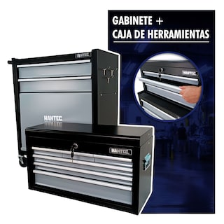 Foto 4 | Caja de Herramientas y Gabinete Móvil Hantec HNTM990G color Gris 9 Cajones
