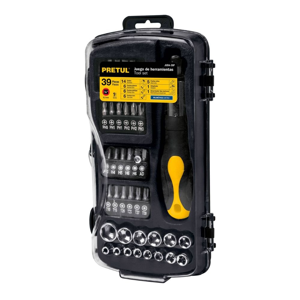 Juego de Dados Autocle 39 Piezas Pretul $415