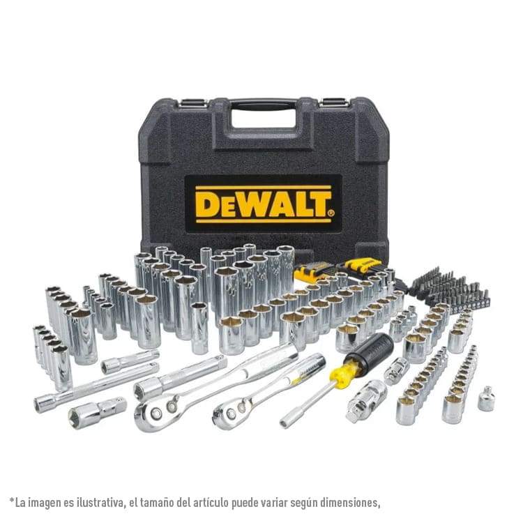 Set Mecanico 200 Pz  Dewalt Dwmt45007 3/8 Y 1/2 Plg $5,180