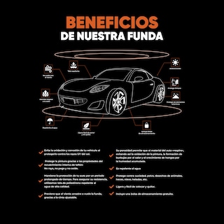 Foto 4 | Funda para Auto Super Útil Hatchback C1 color Negro Transpirable