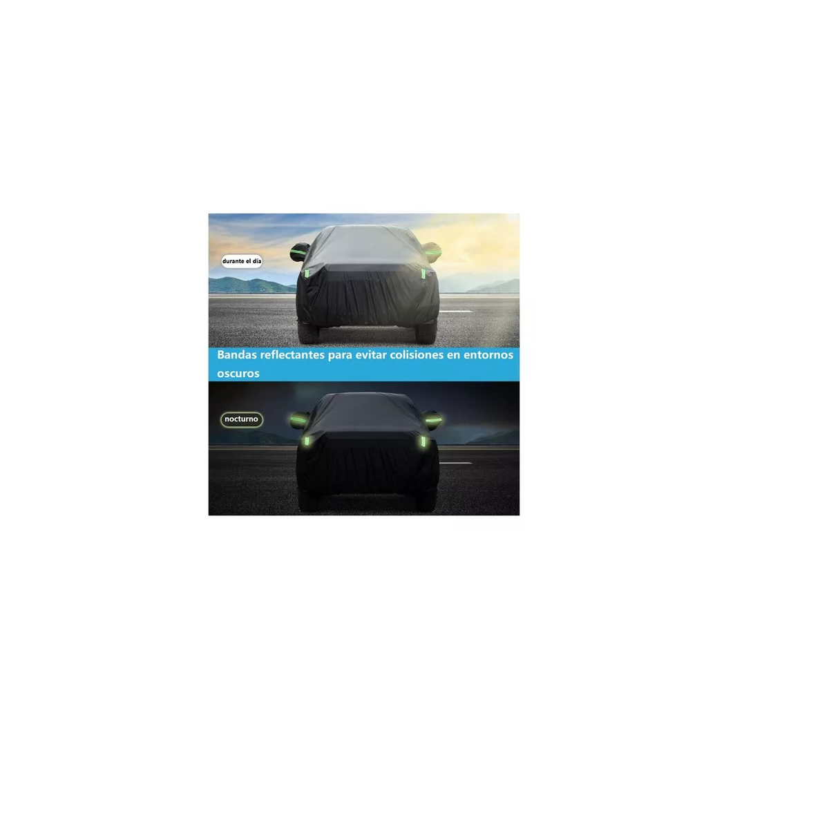 Foto 4 pulgar | Cubierta Funda De Coche Protector Impermeable Eo Safe Imports Esi-10287 Negro