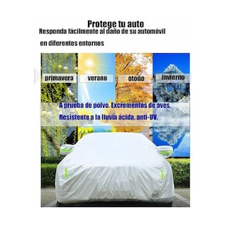 Foto 4 | Funda Protectora Impermeable Para Sedan Exterior Eo Safe Imports Esi-6025-1 Plata