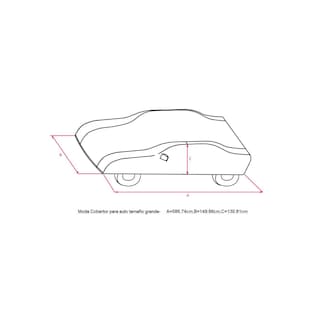 Foto 4 | Cubierta Para Auto Car Cover Moda Tamaño Grande