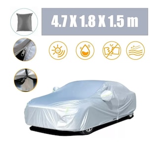 Foto 3 | Cubierta Funda Protector Impermeable Con Reflectantes 4.7m Lab.g Gris