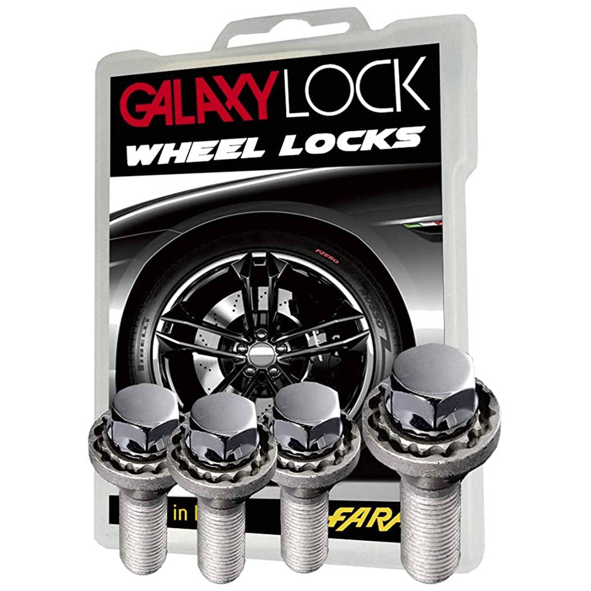 Birlos De Seguridad De Rines Galaxylock Para VW Cross Fox $1,299