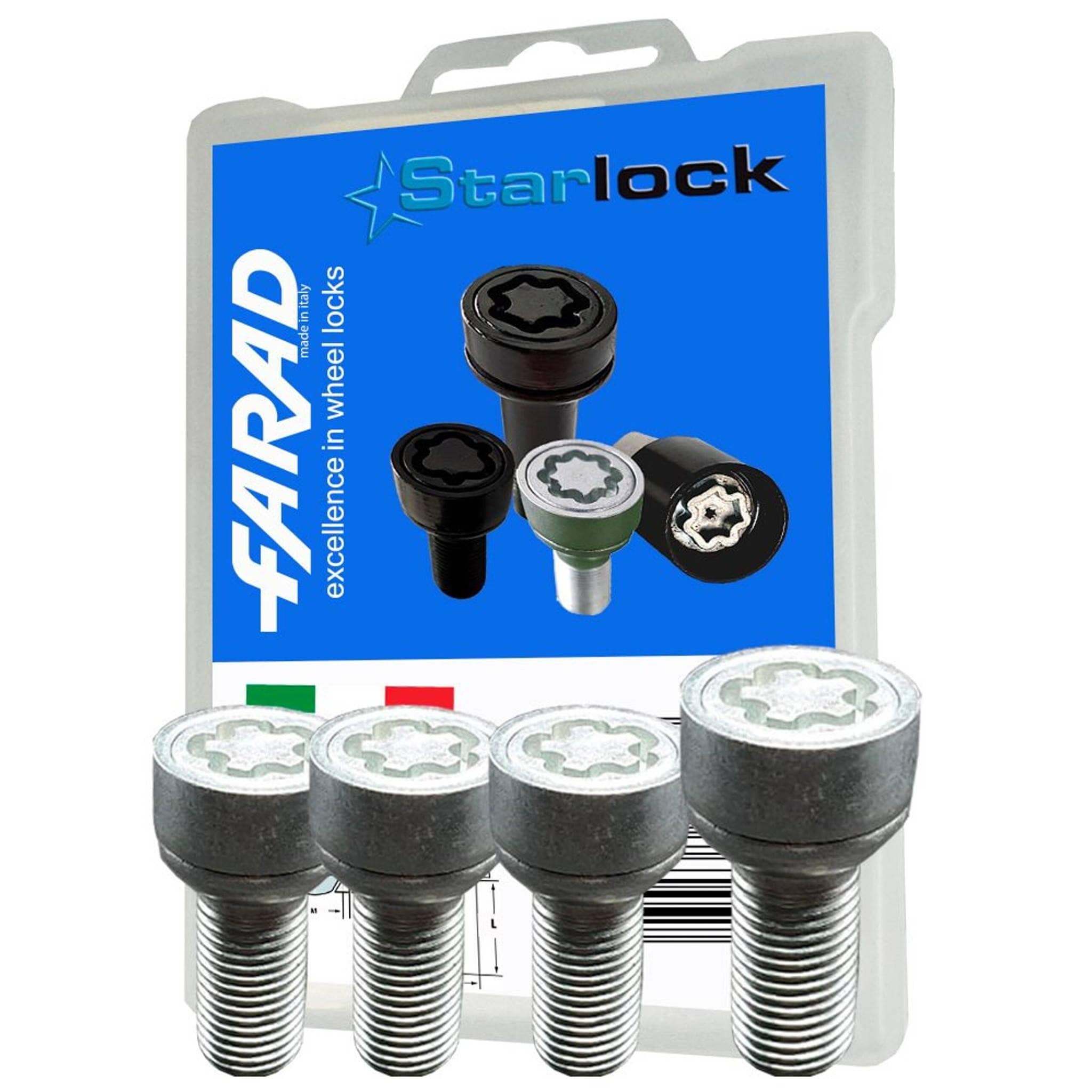 Birlos De Seguridad De Rines Starlock Para VW Teramont $1,299