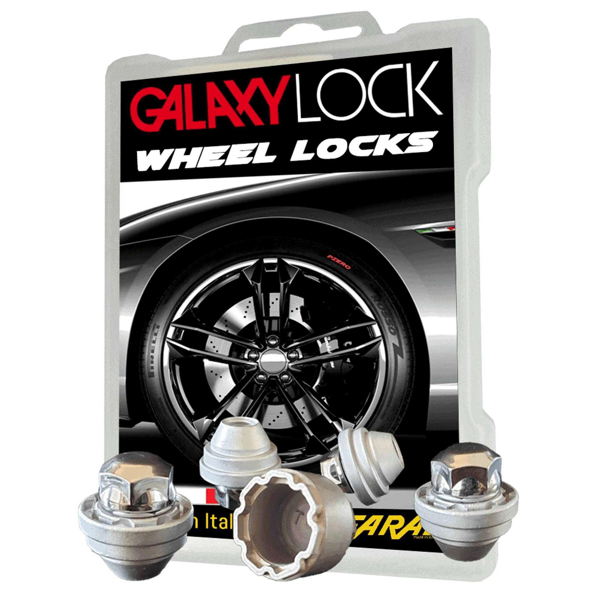 Foto 3 | Tuercas de Seguridad Galaxylock Suzuki Swift Sport 4 Piezas