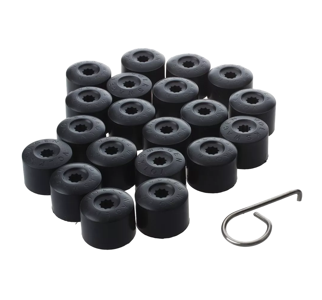 Tapones Cubre 20 Piezas Negros