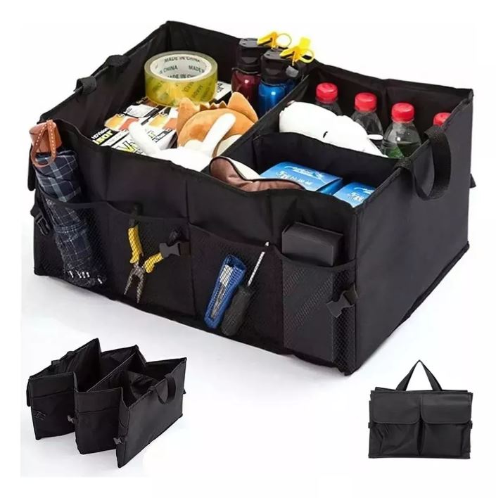 Foto 1 | Organizador Cajuela Plegable Maíz Wz-244 Ligero Impermeable Color Negro Lisa Xtellar