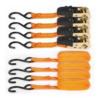 Foto 1 | Kit 4pzs Sujetadores C/matraca 4.5m, Carga Máx 675kg Auto/moto Eo Safe Imports Esi-4760-1 Multicolor
