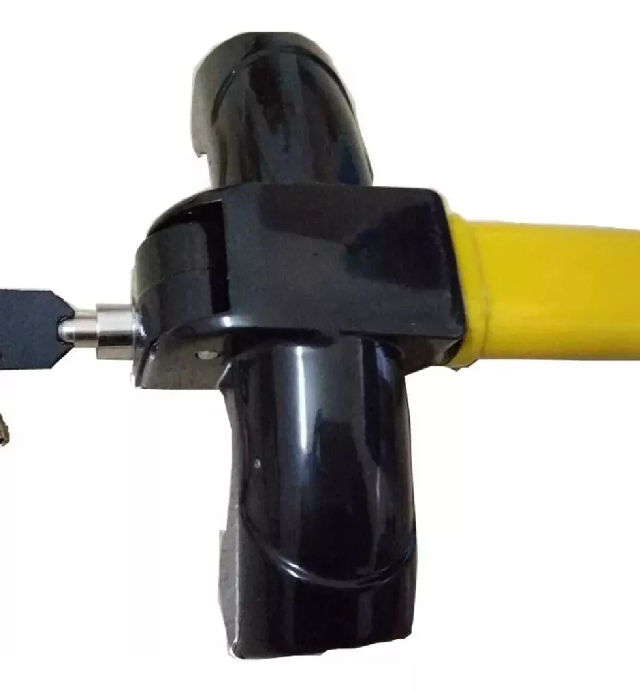 Foto 5 pulgar | Candado De Seguridad Bastón Universal Auto/camioneta, Belug  Amarillo Negro
