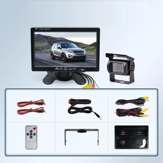 Foto 2 | Kit Cámara Reversa Con Monitor Eo Safe Imports Esi-11728 Negro