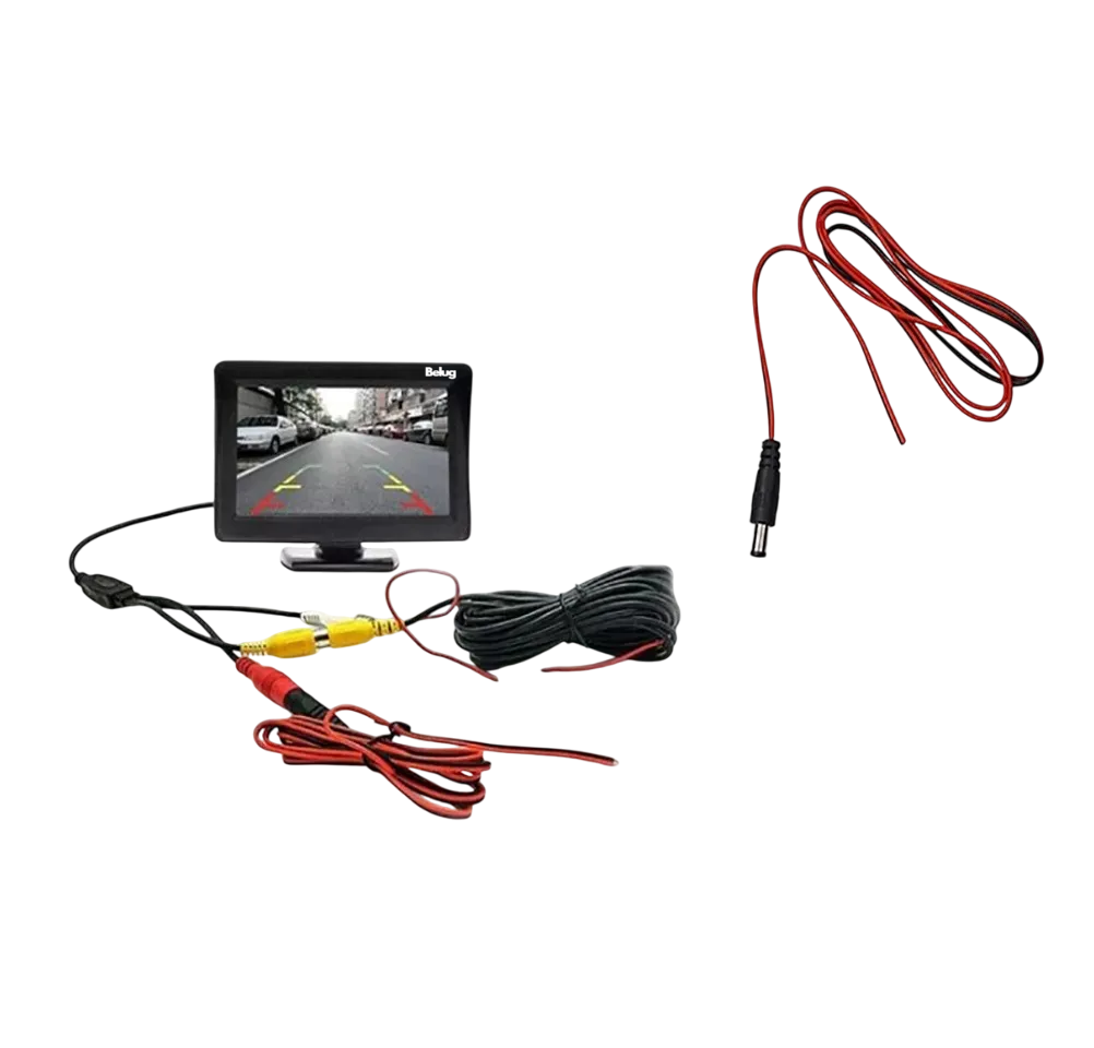 Foto 2 pulgar | Cámara Reversa Con Monitor Para Coche 4.3pulg Led Visión