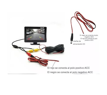 Foto 2 | Cámara Reversa Para Coche Con Monitor 4.3pulg Led Visión