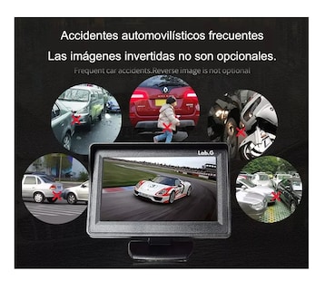 Foto 3 | Cámara Reversa Para Coche Con Monitor 4.3pulg Led Visión