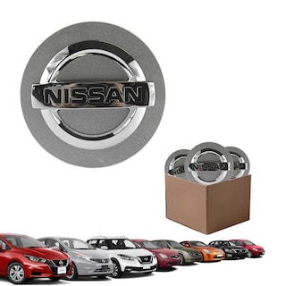 Foto 1 | Juego De 4 Centros De Rin Grises Para Autos Nissan Original