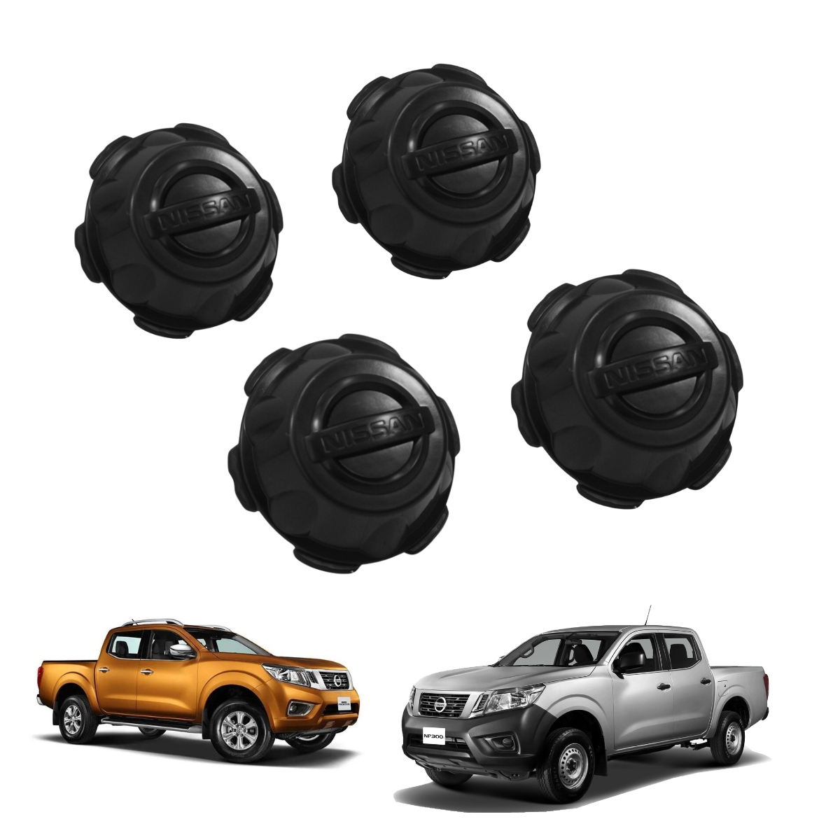 Foto 2 pulgar | Juego De 4 Tapones De Rueda Para Auto Nissan Np300 2015-2022 Original