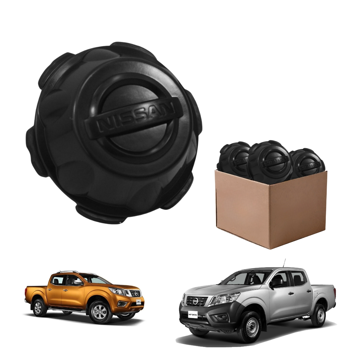 Foto 3 pulgar | Juego De 4 Tapones De Rueda Para Auto Nissan Np300 2015-2022 Original