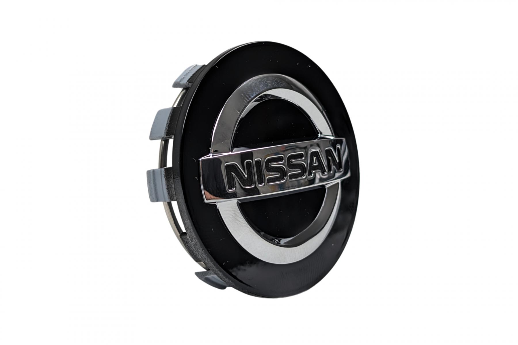 Foto 5 pulgar | Juego De 4 Centros De Rin Negros Para Autos Nissan Original