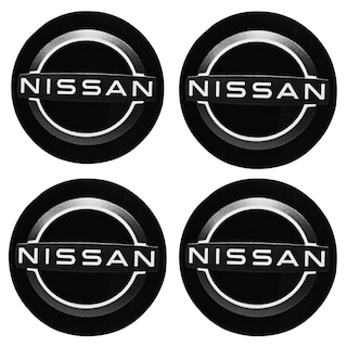 Foto 2 | Juego De 4 Centros De Rin Negros Para Autos Nissan Original