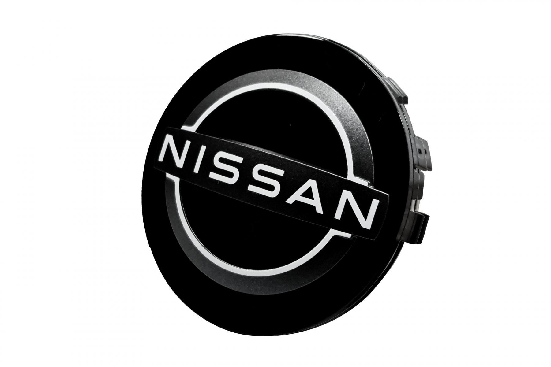Foto 4 pulgar | Juego De 4 Centros De Rin Negros Para Autos Nissan Original