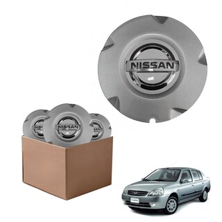 Foto 2 | Juego De 4 Tapones De Rueda Para Auto Nissan Platina 2002-2011 Original
