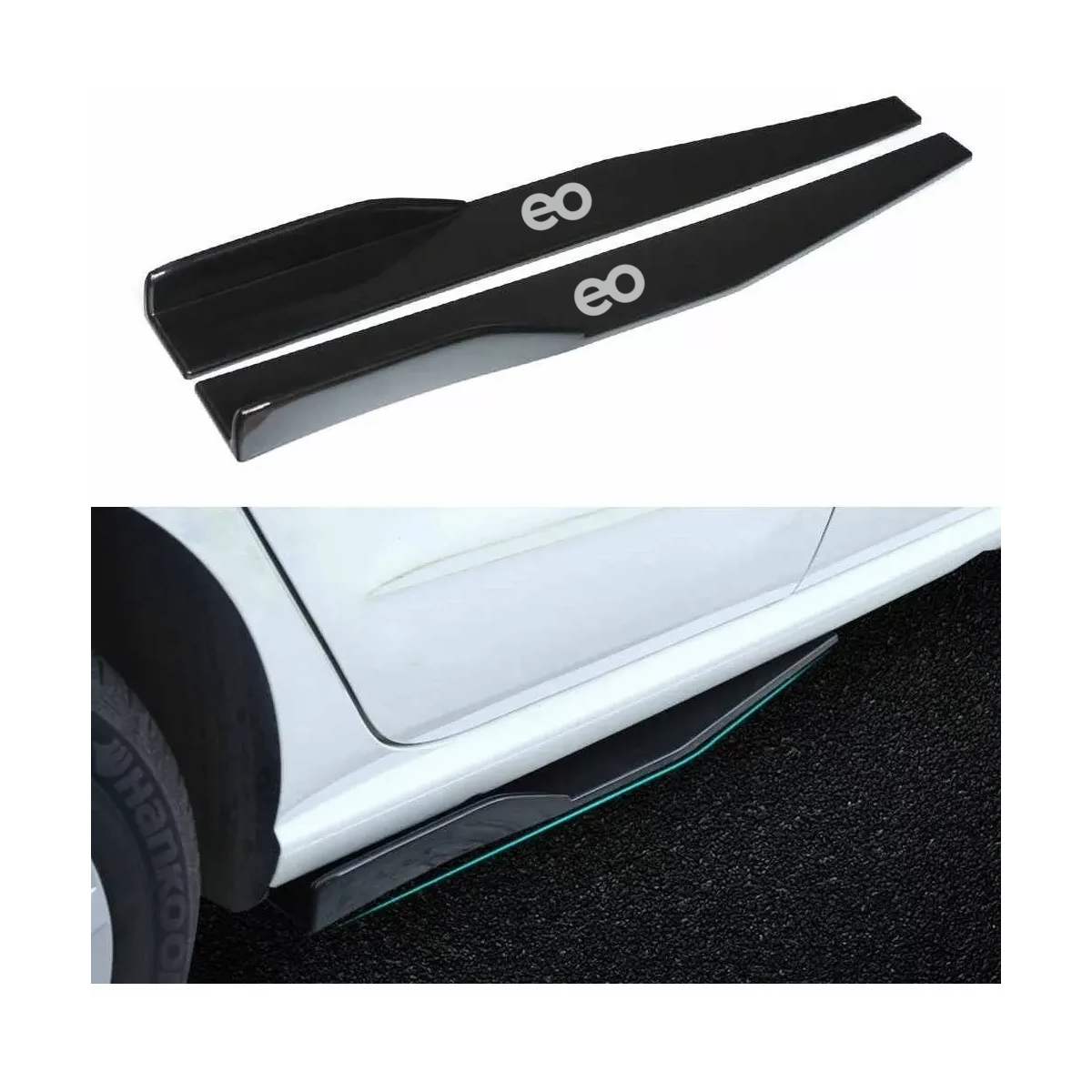 Foto 4 pulgar | Vista Escalon Lateral Faldon Estribo Universal 2 Pzs Eo Safe Imports Esi-6591-1 Negro
