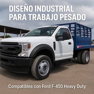 Foto 2 | Estribos Laterales Metálicos Compatible Con F-450 Heavy Duty | Dunari Powersports | N0154 | Color Negro