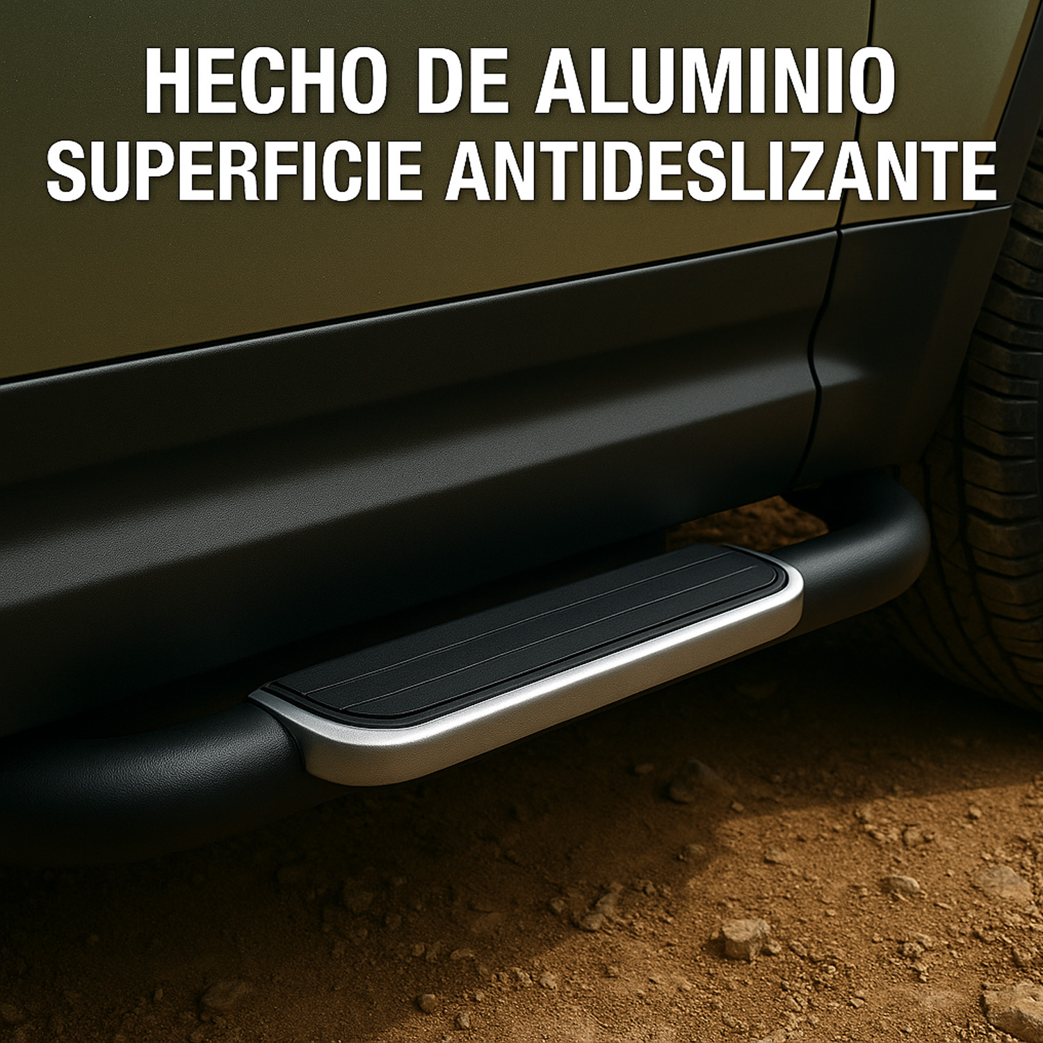 Foto 6 pulgar | Estribos De Aluminio Laterales 2 Puertas Compatible Con Defender 90 2022-2023 | Dunari Powersports | A1713 | Color