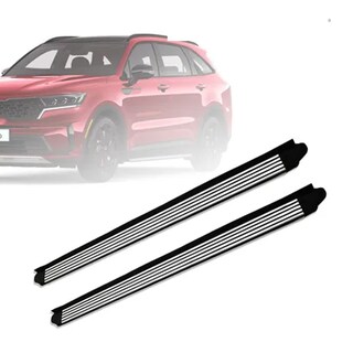 Foto 3 | Estribos Laterales Universales Para Camioneta 4x4 Pickup Doble Cabina | Arizone Autoparts | A1636 | Color Blanco