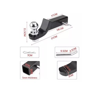 Foto 3 | Kit De Arrastre Lengüeta Cople Bola Perno Y Remolque Eo Safe Imports Esi-13907-1 Negro