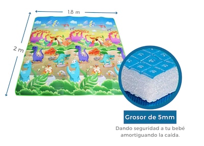 Foto 3 | Tapete de Bebé Innova Multicolor