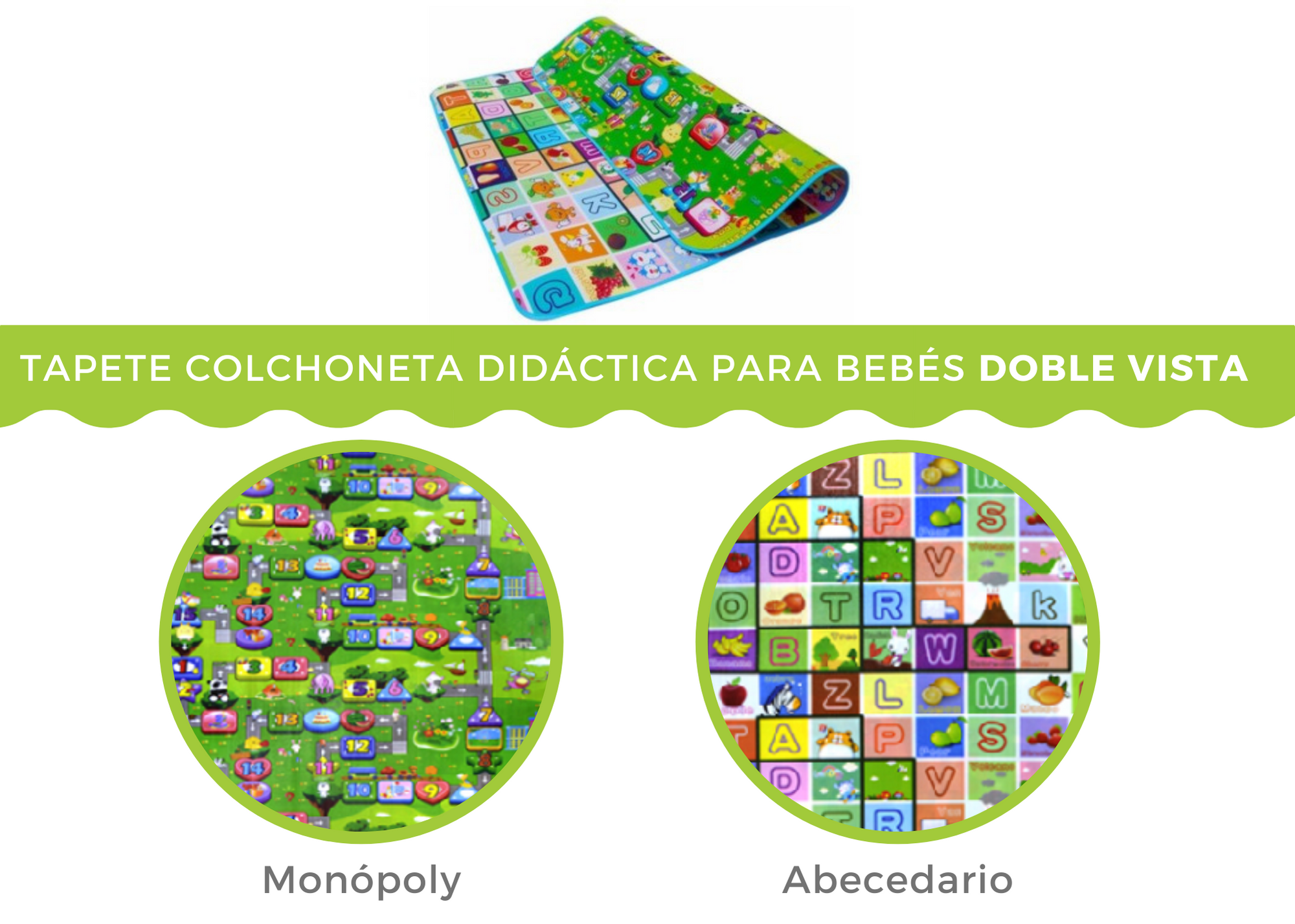 Foto 3 pulgar | Tapete de Bebé Innova Multicolor
