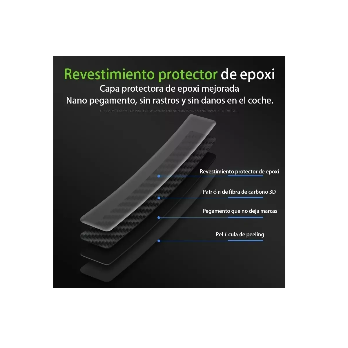 Foto 4 pulgar | Set Protector de Manijas Exterior Eo Safe Imports ESI-10016 Negro para 4 Puertas