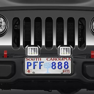Foto 3 | Base Soporte Porta Faros Barra Led Portaplacas Auto Jeep/suv Eo Safe Imports Esi-9446 Negro