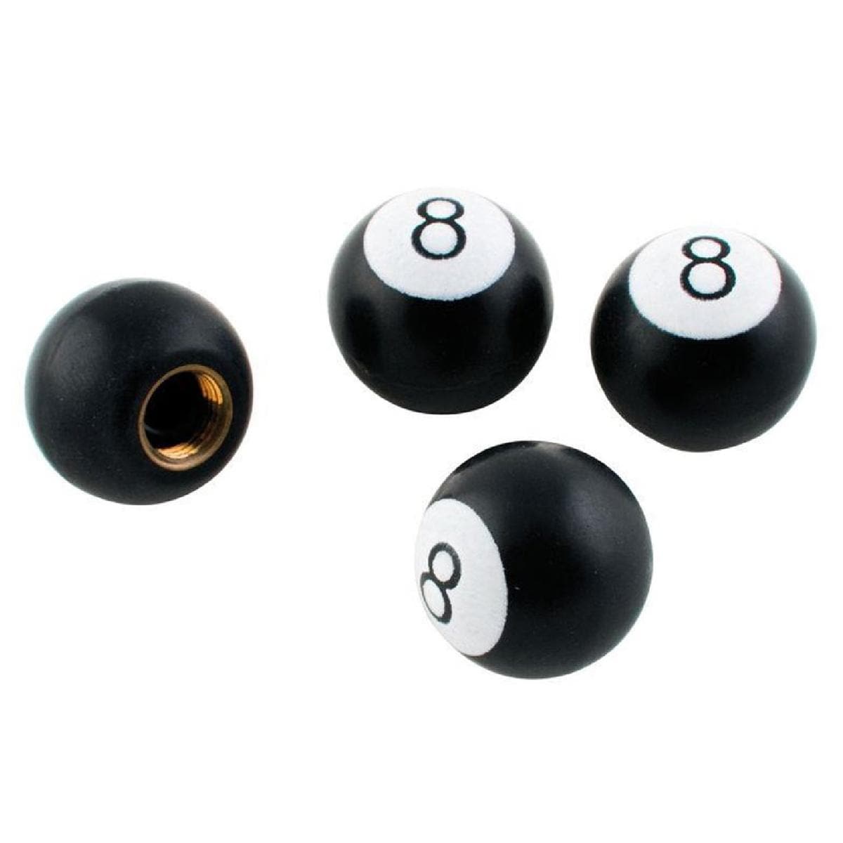 Cubiertas de Vástago Válvula Llanta FullCarZone Mxbcy-004 16 Piezas color Negro $570