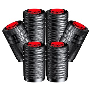 Foto 2 | Tapas Para Válvulas De Vehículos Fullcarzone Mxkld-003 6 Pzas Color Negro