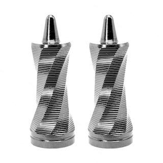 Foto 1 | Tapón De Válvula Decorativo Para Moto Rasen, Diseño Espiral Aluminio
