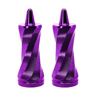Foto 1 | Tapón De Válvula Decorativo Para Moto Rasen, Diseño Espiral Aluminio
