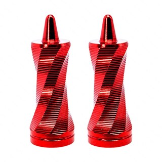 Foto 1 | Tapón De Válvula Decorativo Para Moto Rasen, Diseño Espiral Aluminio
