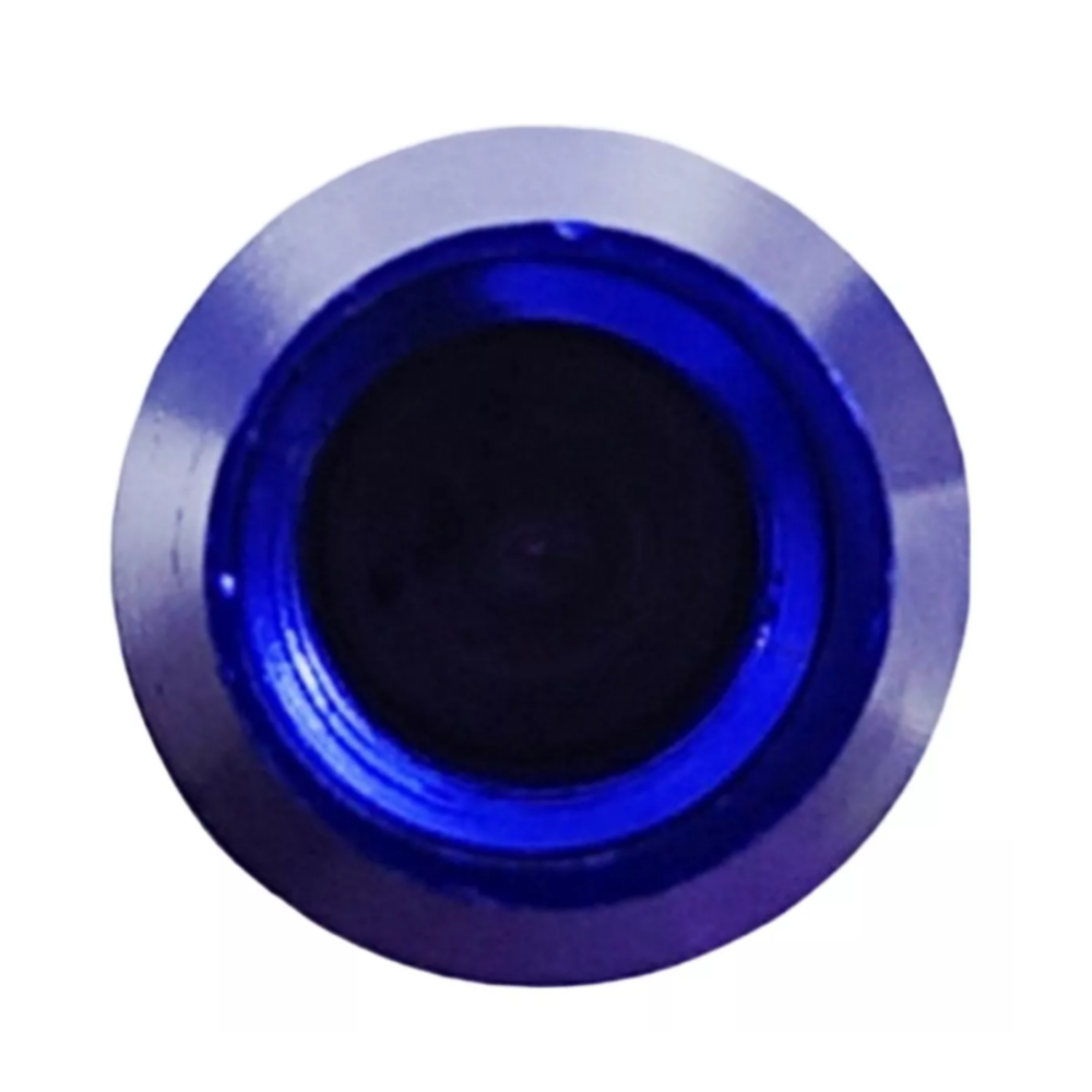 Foto 4 pulgar | 4pzs Picos Pivote Cubre Válvula Aluminio 4.5cm Auto Moto Bici Azul Belug