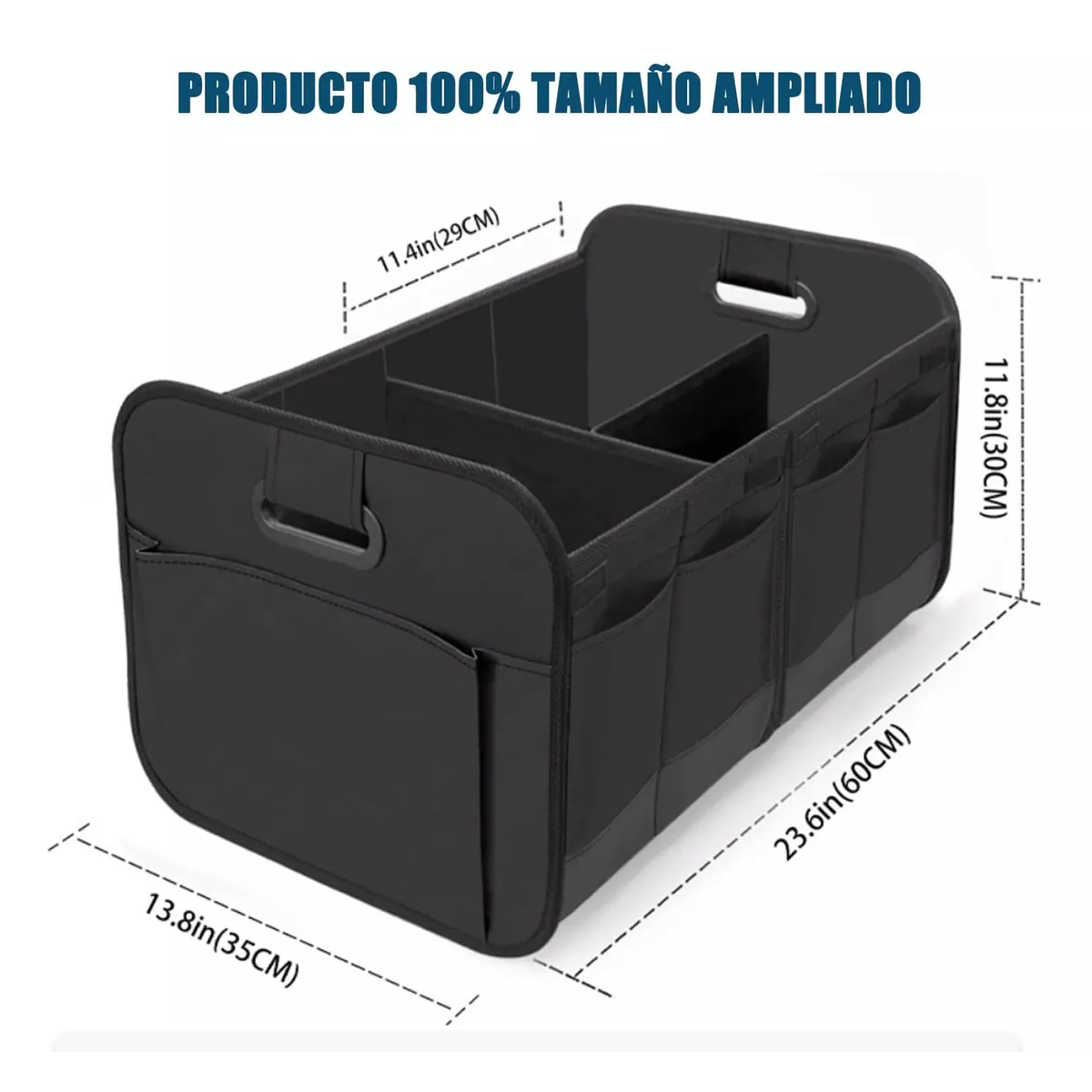 Foto 4 pulgar | 2 Organizador De Cajuela Automóvil Plegables Impermeables Negros