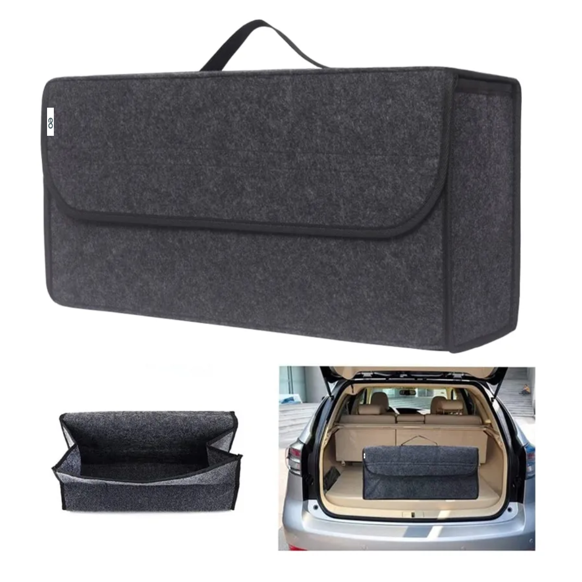 Foto 3 pulgar | Organizador Maletero Caja Almacenamiento Coche Plegable Eo Safe Imports Esi-18649 Negro